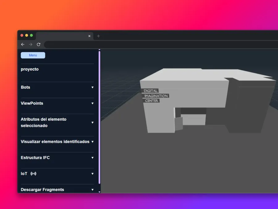 Visor BIM Interactivo — captura del proyecto
